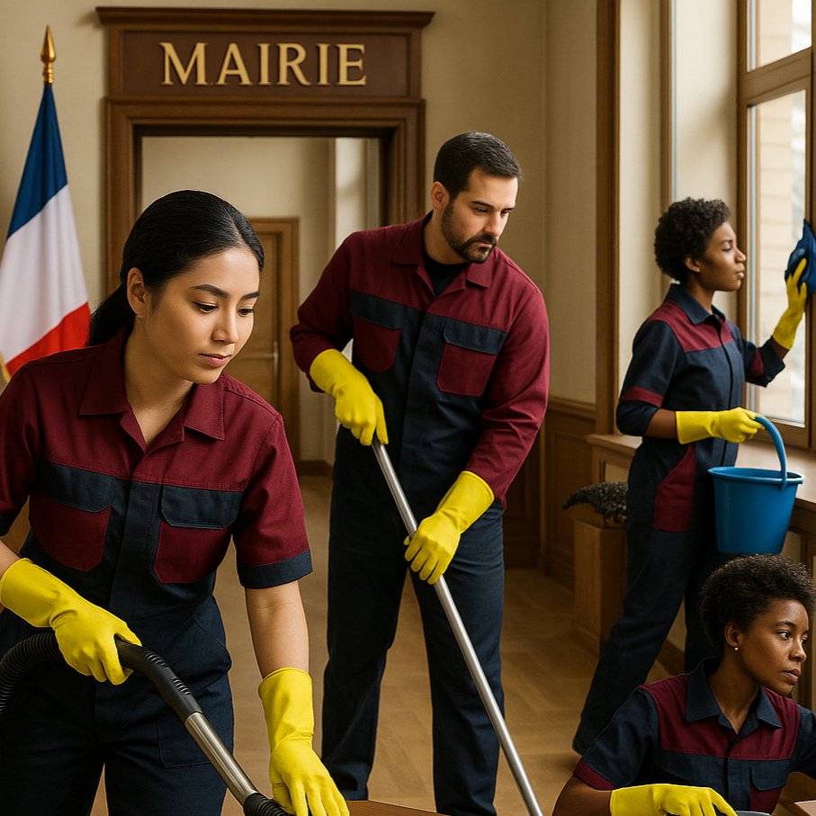 Nettoyage mairies avec Hygifie