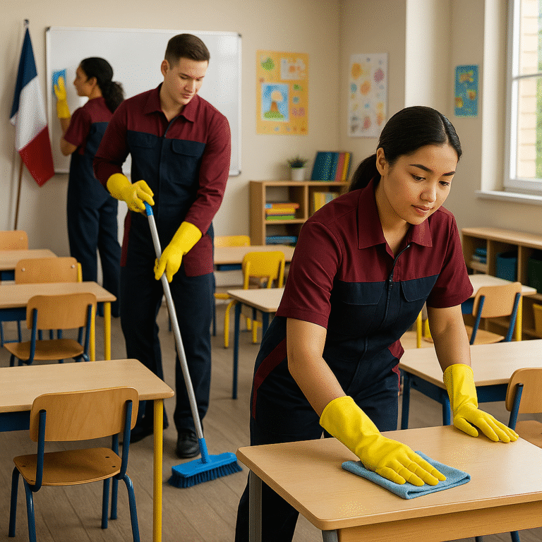 Nettoyage écoles avec Hygifie